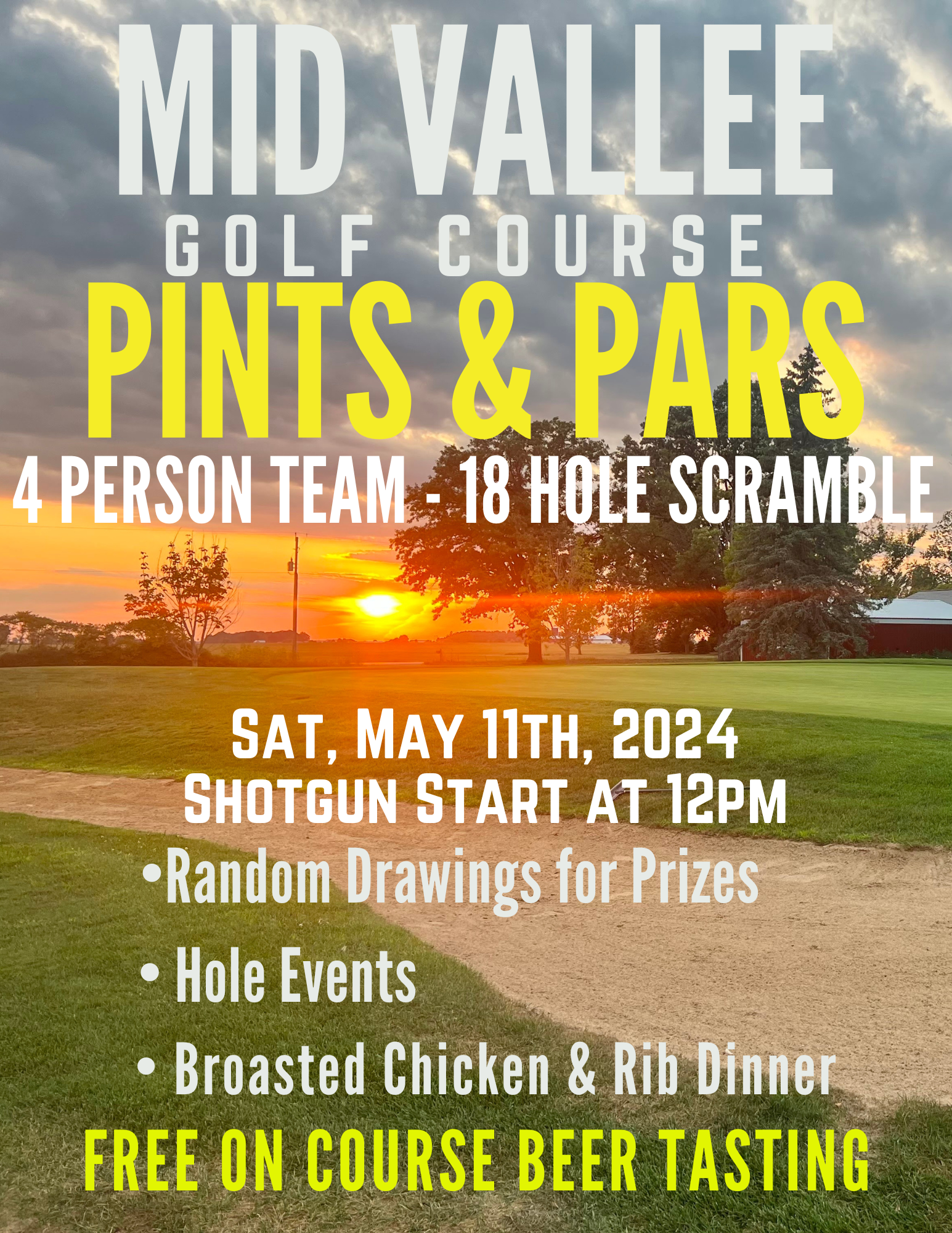 Pints and Pars Flyer